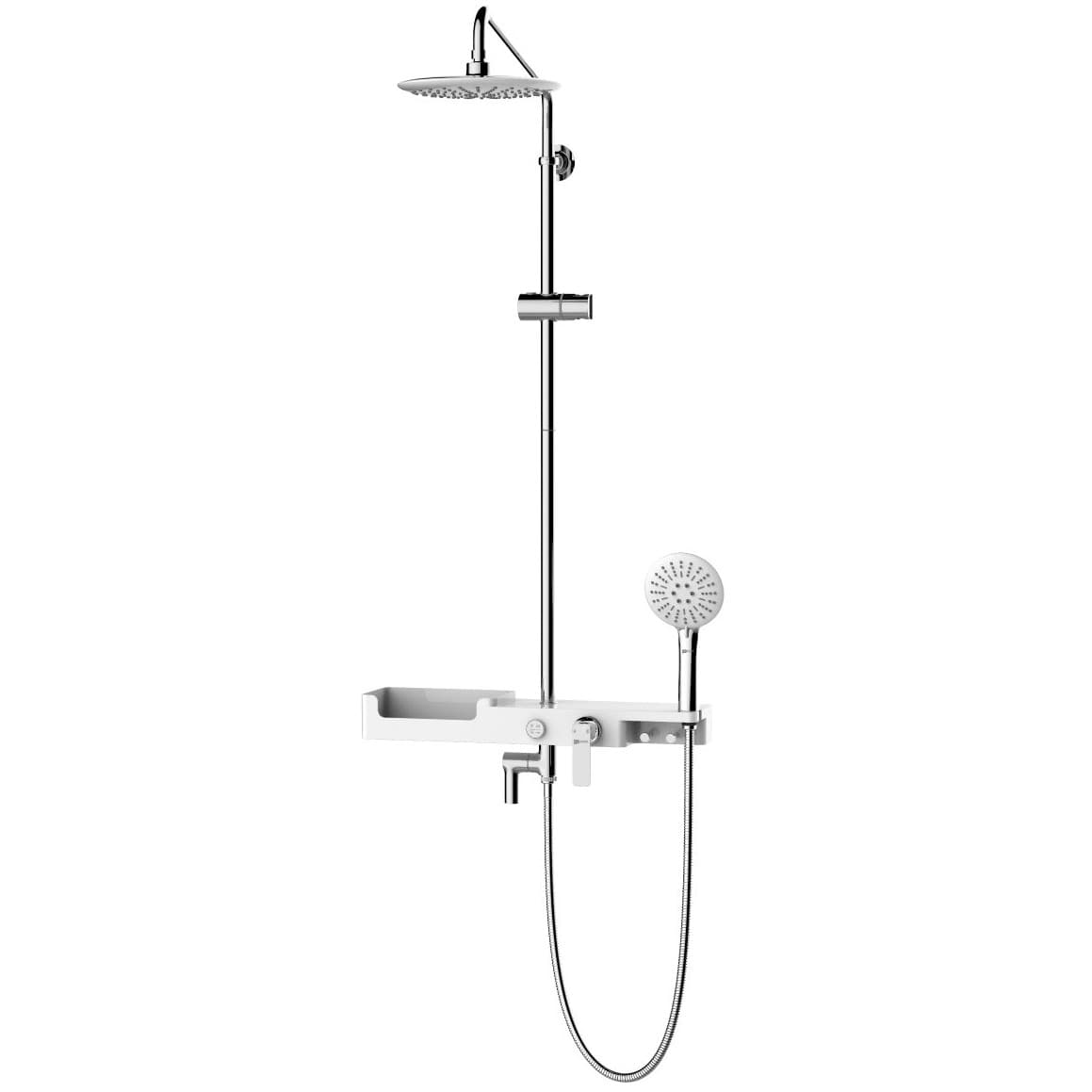 Смеситель для ванны, для душа Lemark (Лемарк) Tropic хром (LM7007C)