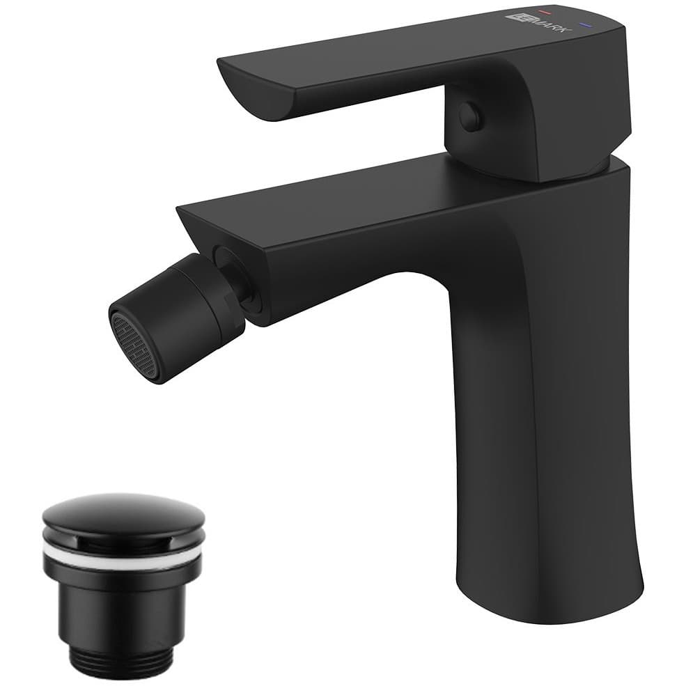Смеситель для биде Lemark (Лемарк) Ursus черный (LM7208BL)