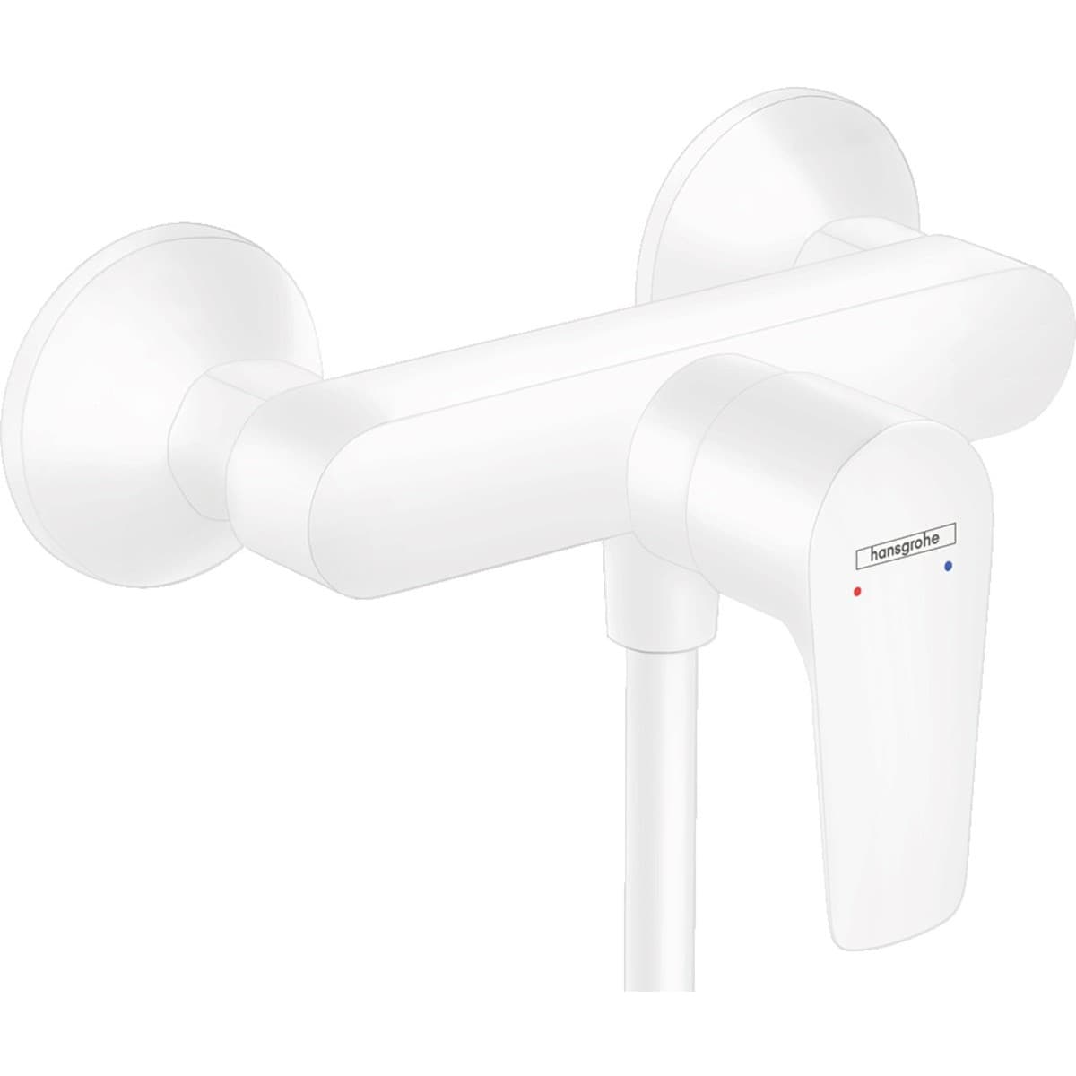 Смеситель для душа Hansgrohe (Хансгрое) Talis E белый (71760700)