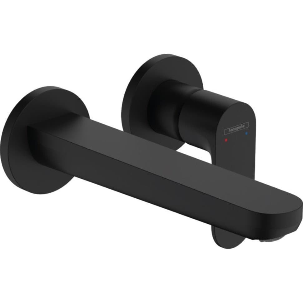 Смеситель для раковины Hansgrohe (Хансгрое) Rebris S (72528670) внешняя часть, черный хром матовый