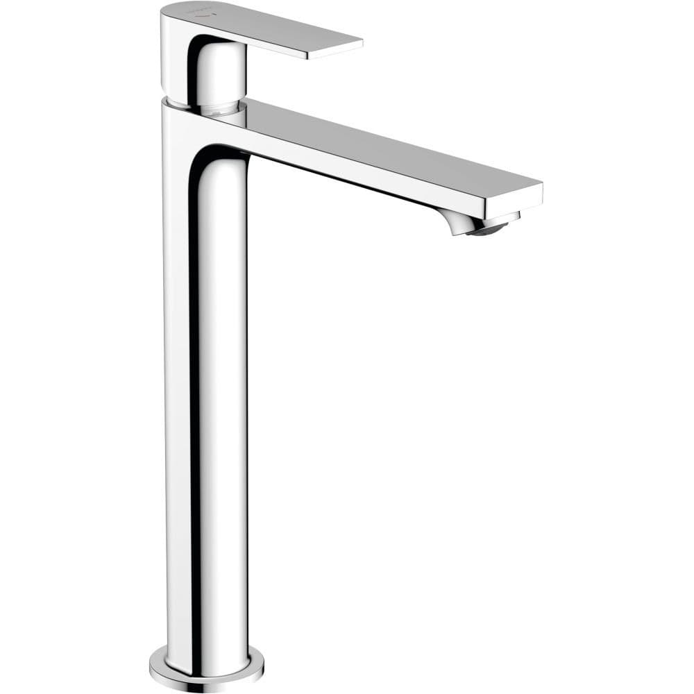 Смеситель для раковины Hansgrohe (Хансгрое) Rebris E 240 CoolStart, со сливным гарнитуром 72581000, хром
