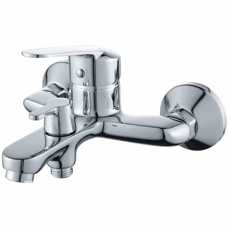 Смеситель Diadonna (Диадона) для ванны с коротким изливом монолитный D80-330128 хром