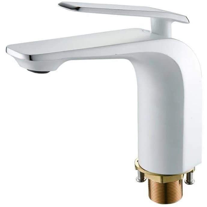 Смеситель для раковины Diadonna (Диадона) D87-110137W белый/хром