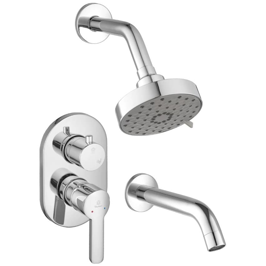 Душевая система Diadonna (Диадона) D80-338107 скрытого монтажа, хром