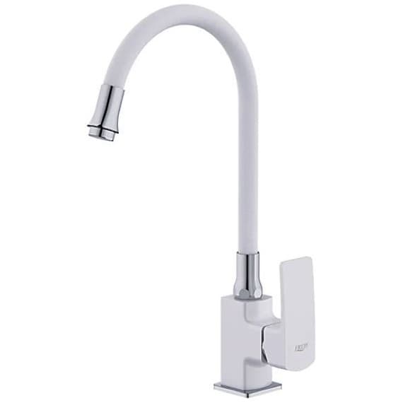 Смеситель для кухни Frud (Фруд) R153 R43153 белый,хром