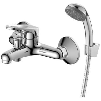 Смеситель для ванны Decoroom (Декорум) с коротким изливом, хром DR21035