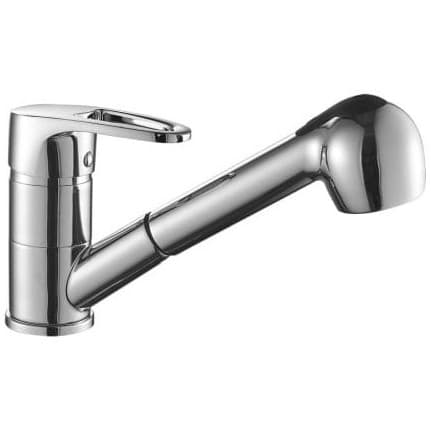 Смеситель для кухни Decoroom (Декорум) с вытяжным изливом, хром DR70023