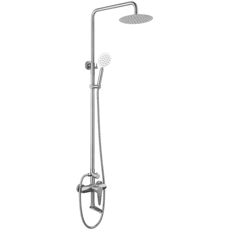 Душевая система ПСМ-Профсан (Profan) Steel PSM-300-8 тип См-ВДшОРНТрА нержавеющая сталь