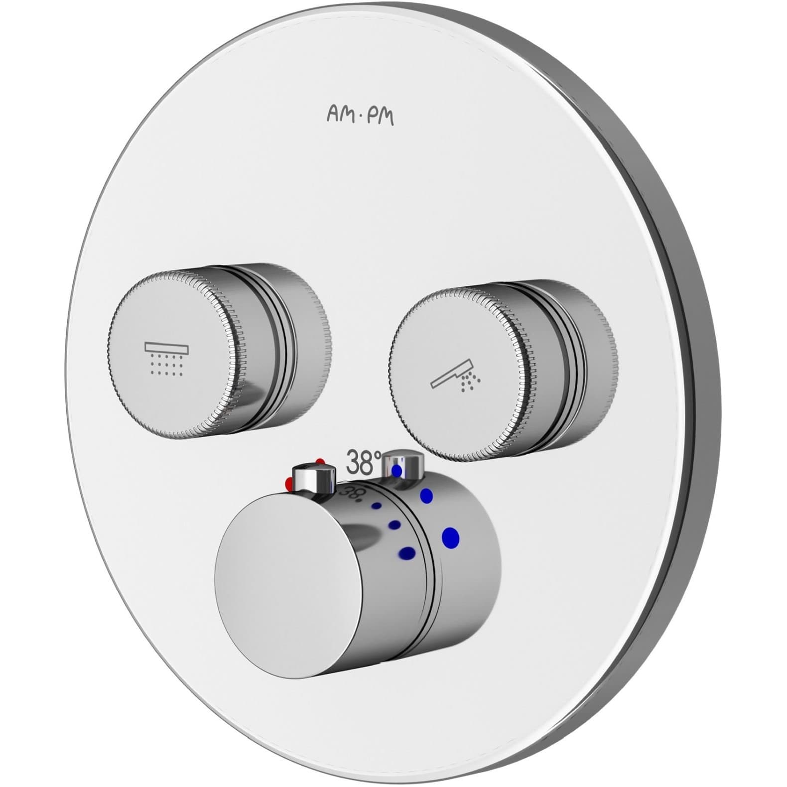 Встраиваемый смеситель для ванны Am.Pm (Ам.Пм) Inspire V2.2 F50A85700 хром