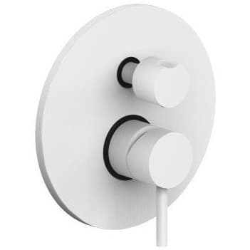 Смеситель для душа Paffoni (Паффони) Light LIG019BO скрытого монтажа, белый матовый