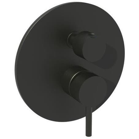 Смеситель для душа Paffoni (Паффони) Light LIG019NO скрытого монтажа, черный матовый