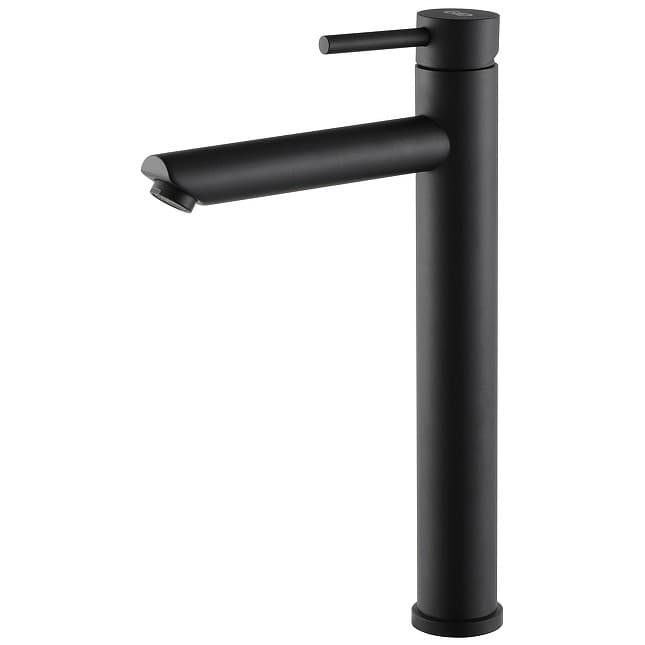 Смеситель высокий для раковины Gid Berlin SS080-BM-D SS080BMD, черный матовый