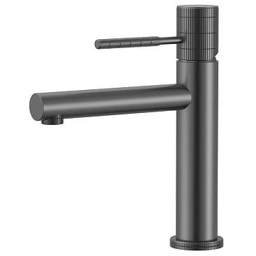 Смеситель для раковины Gid EdessaSS070-GM-K, вороненая сталь (Gun metal)