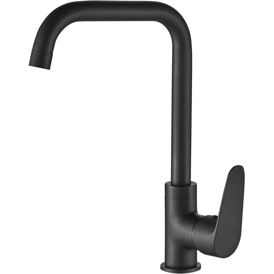Смеситель для кухни WesnaArt (Весна Арт) Nova NOV03-150Black, черный