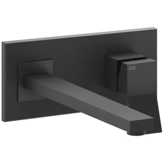 Смеситель для раковины Гесси Rettangolo K черный 53090#299, Gessi