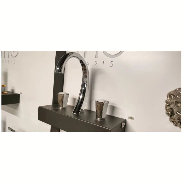 Смеситель для раковины ТХГ Infini white porcelain with platinum decor хром U2E A02 151, THG