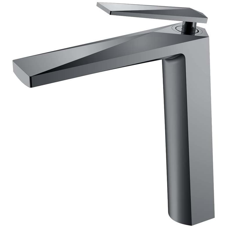 Смеситель Богеме (Boheme) для умывальника высокий Venturo Shine Gun Metall 372-SGM