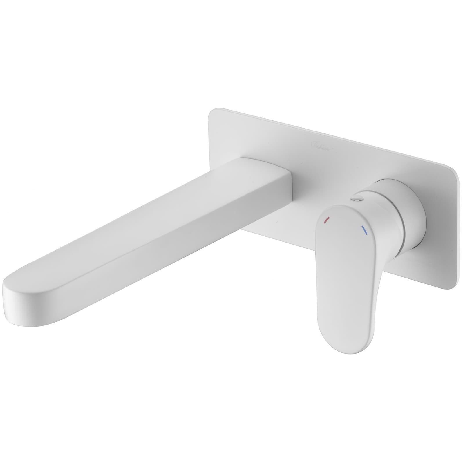 Смеситель Богеме (Boheme) для умывальника из стены Spectre Matt White 455-MW