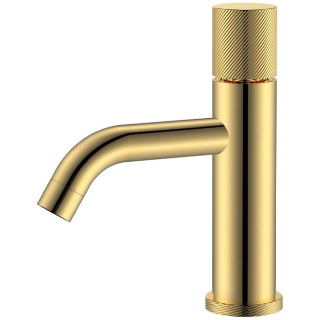 Смеситель Богеме (Boheme) Stick для умыв. низ. Gold Spirale 121-GG.4