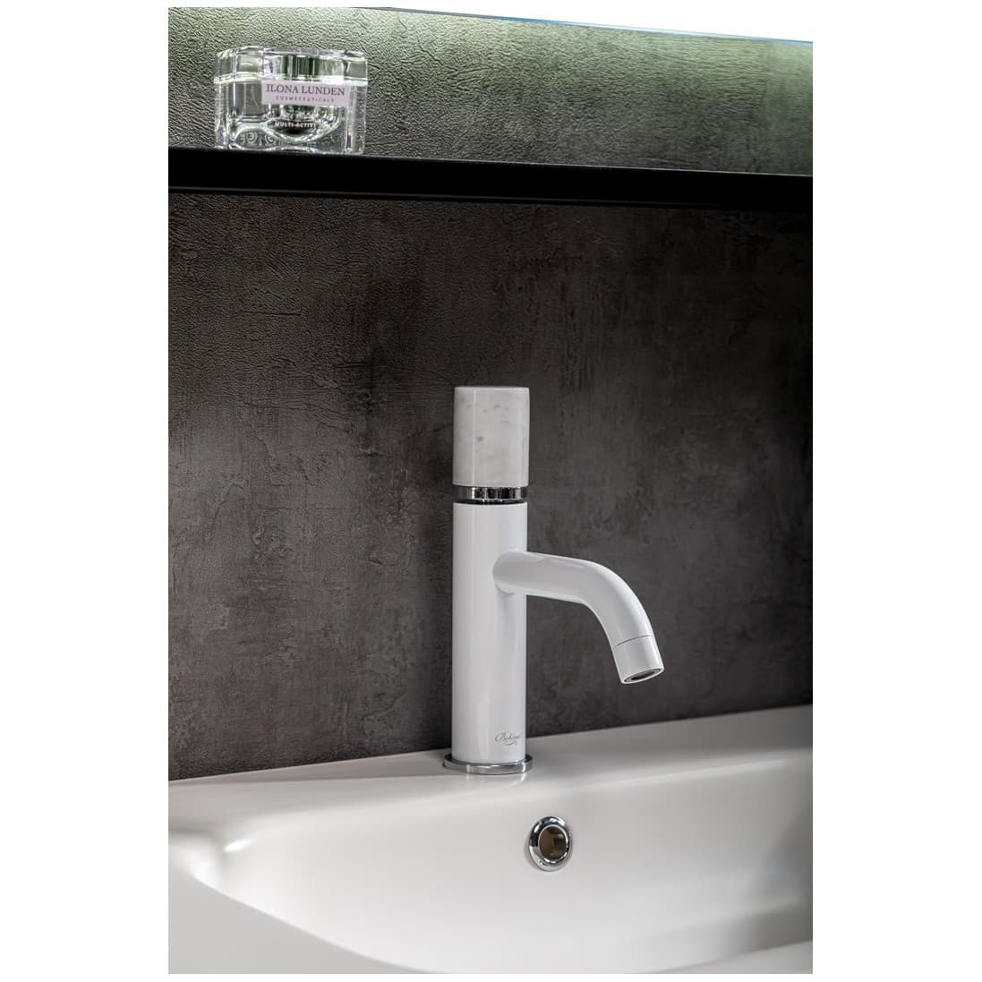 Смеситель Богеме (Boheme) Stick для умыв.низ. White Mramor WHITE Комплект 121-W-MR-WHITE