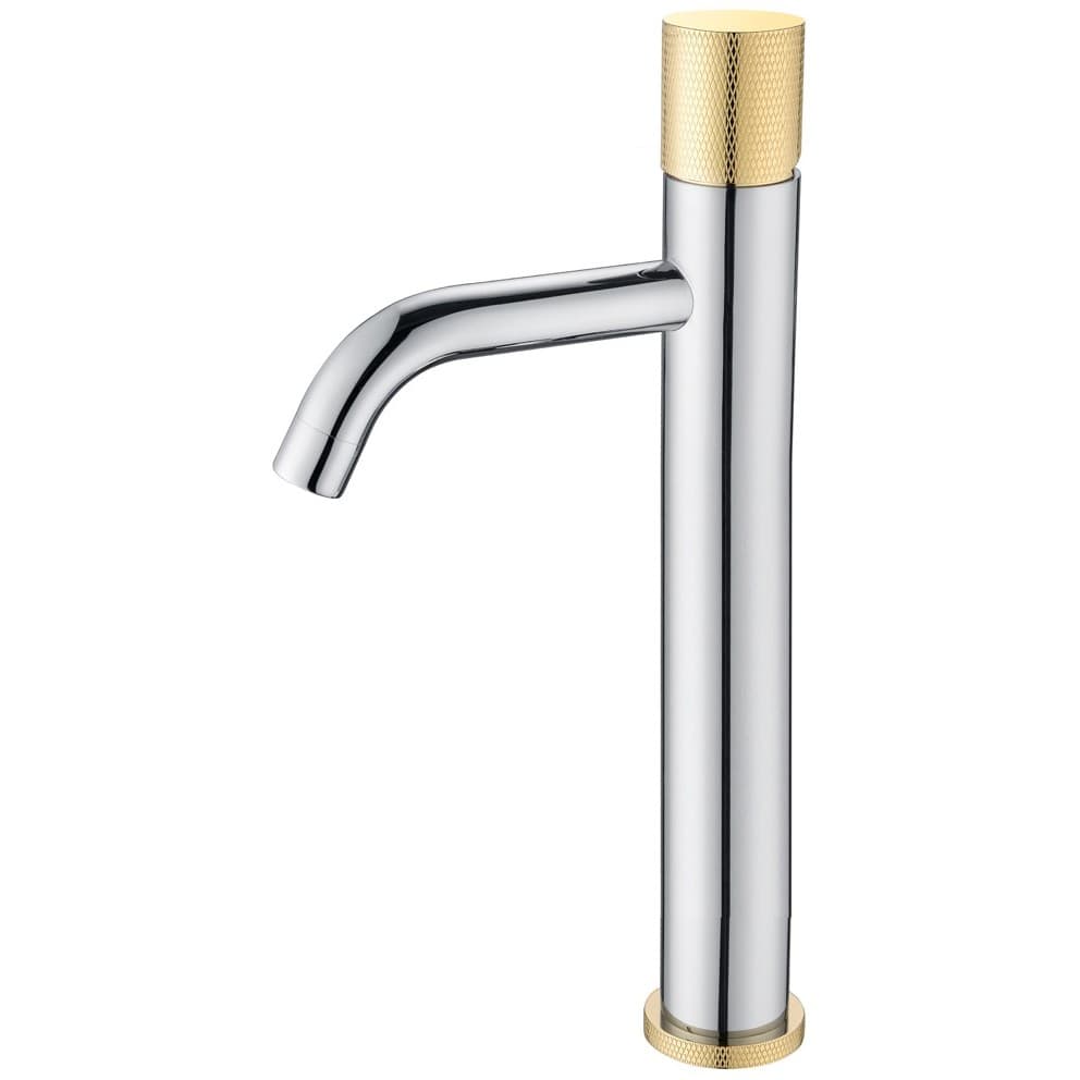 Смеситель Богеме (Boheme) Stick для умыв. выс. Chrome Touch GOLD Комплект 122-CRG.2