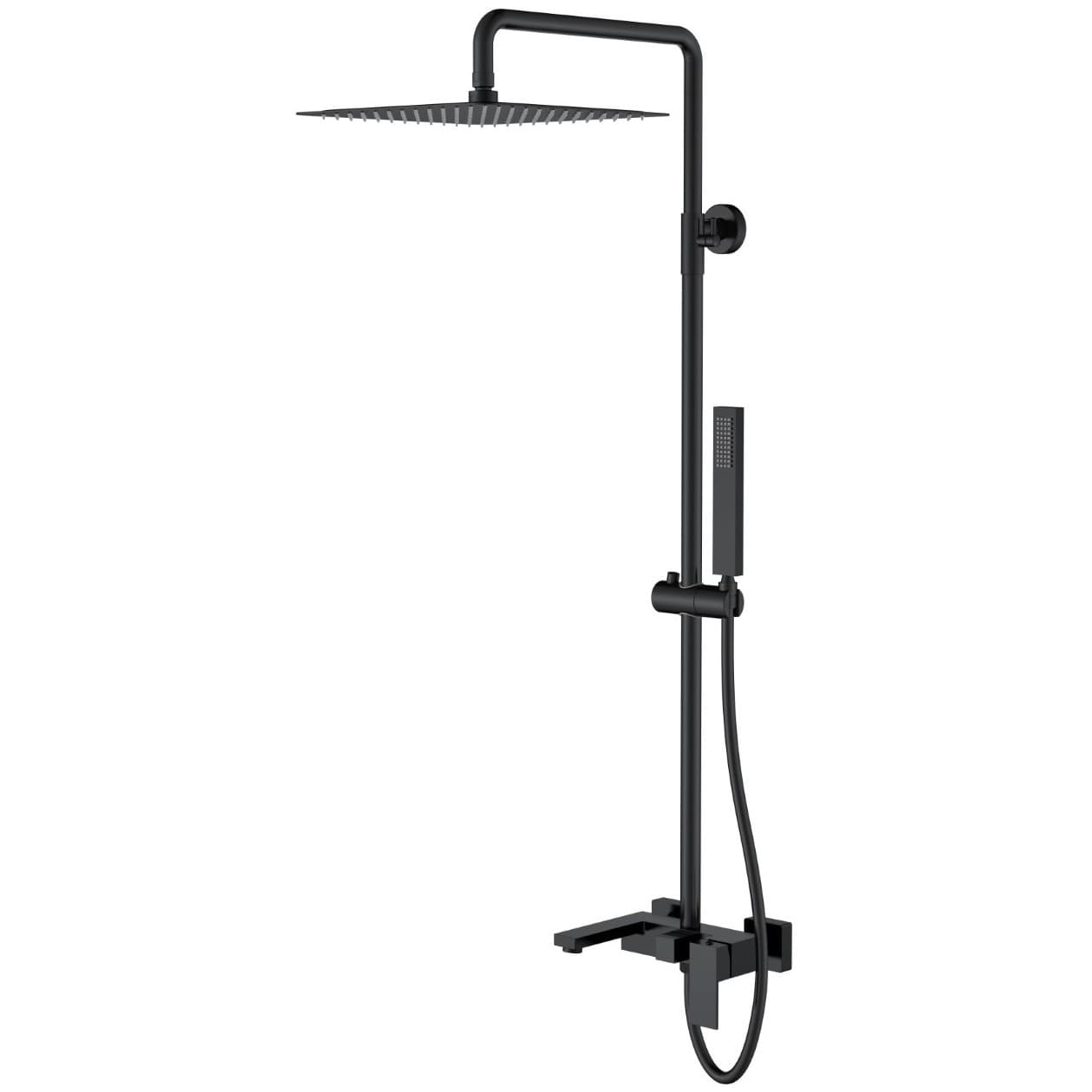 Стойка для душа Богеме (Boheme) Qubic Matt Black 478-B