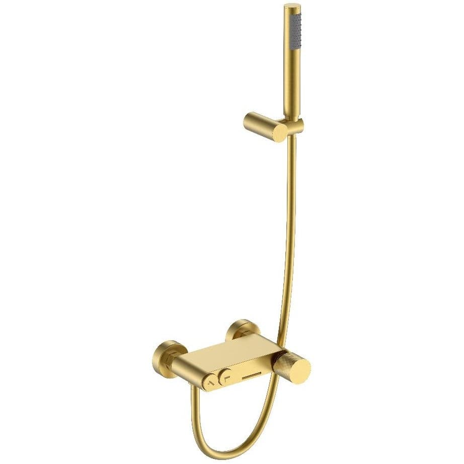 Смеситель Богеме (Boheme) Stick для ванны Matt Gold c ручкой Diamond 123-MG