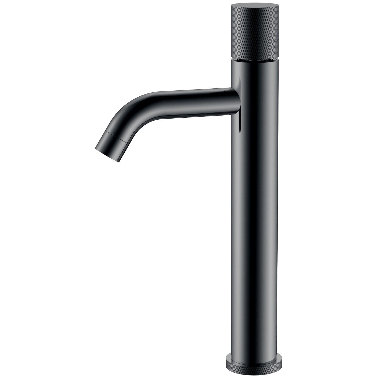 Смеситель Богеме (Boheme) Stick для умыв. выс. Shine Gun Metal высокий с ручкой Touch 122-SGM.2