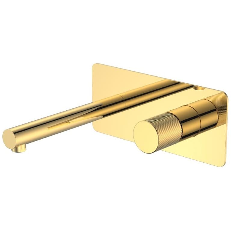 Смеситель для раковины Богеме (Boheme) Stick из стены Gold Spirale 125-GG.4