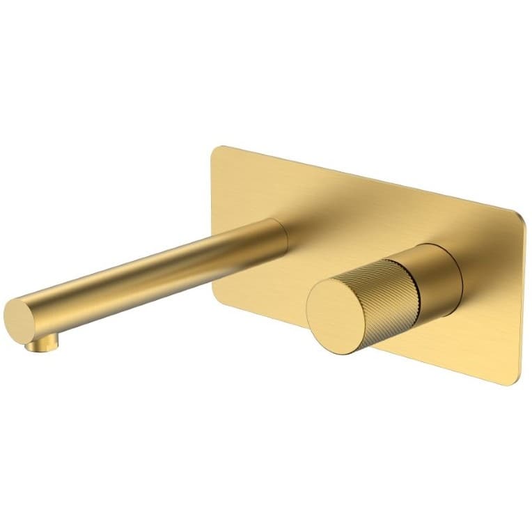 Смеситель для раковины Богеме (Boheme) Stick из стены Matt Gold Spirale 125-MG.4
