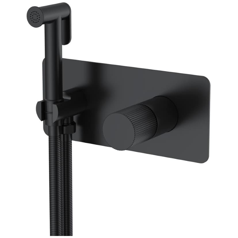 Смеситель Богеме (Boheme) гигиенический Stick Black Linea 127-BB.3