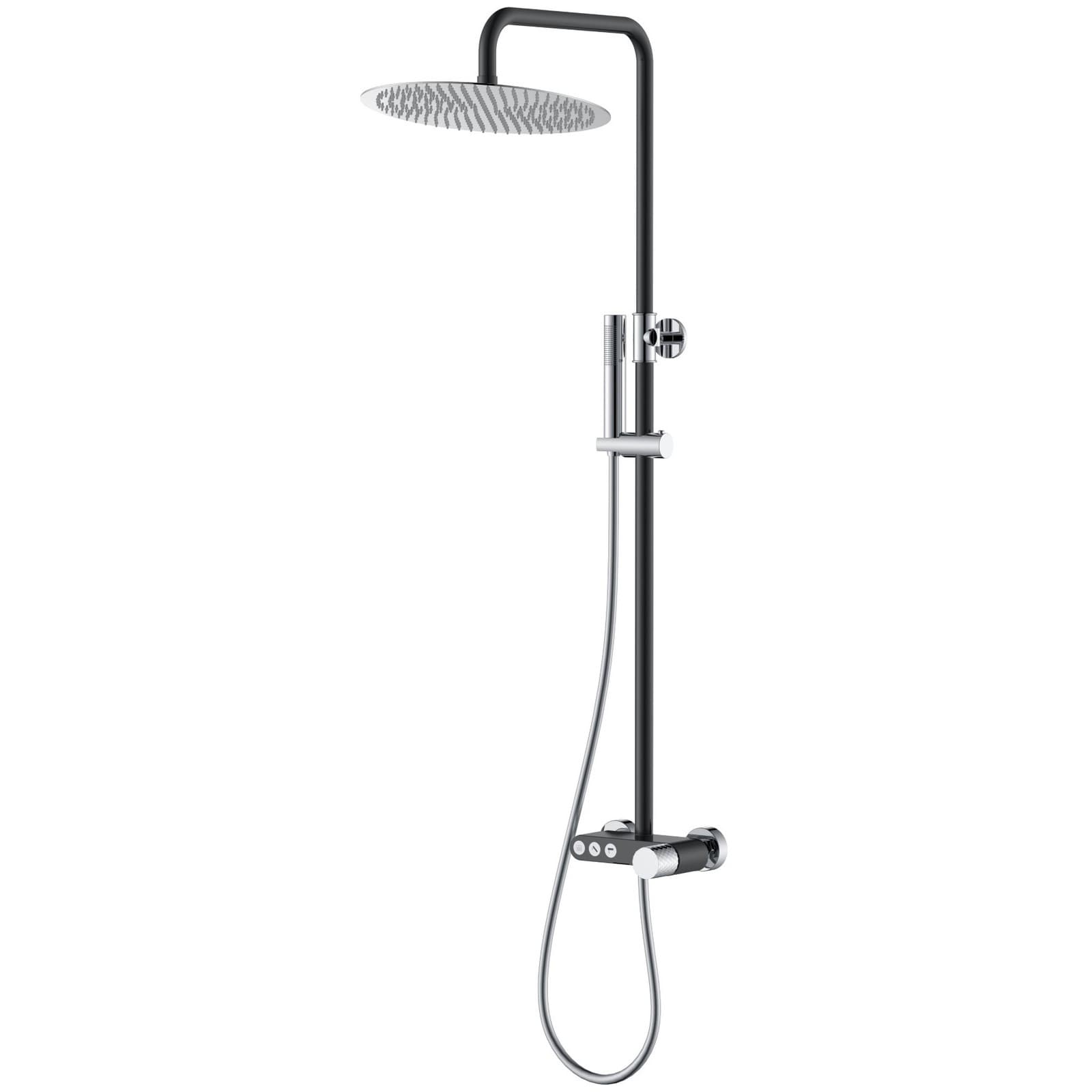 Стойка для душа Богеме (Boheme) Stick Black Diamond Chrome 128-BCR