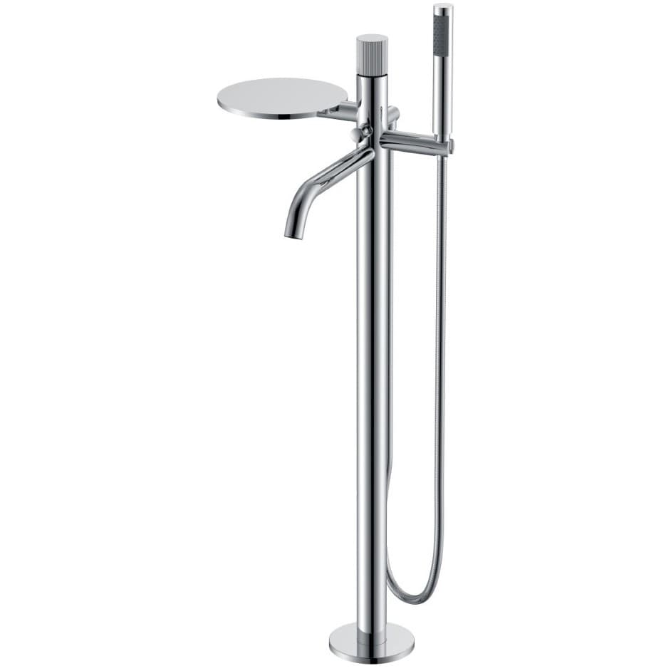 Смеситель для ванны Богеме (Boheme) Stick напольный Chrome Linea 129-CRCR.3