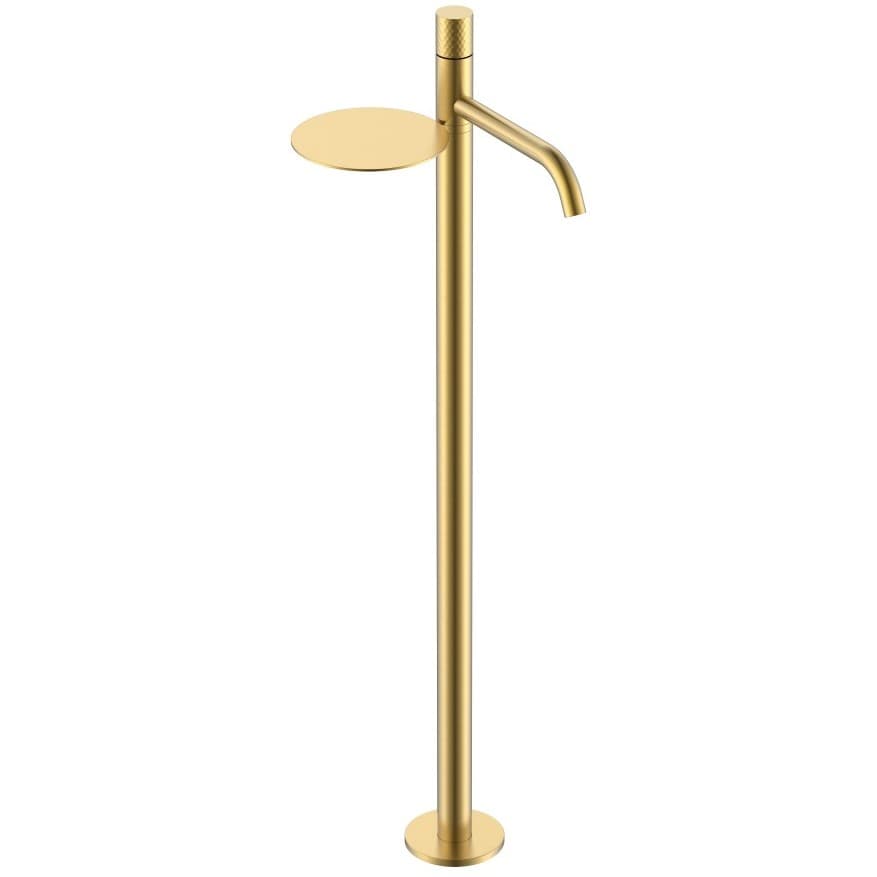 Смеситель Богеме (Boheme) Stick напольный для умыв. Matt Gold с ручкой Diamond 120-MG