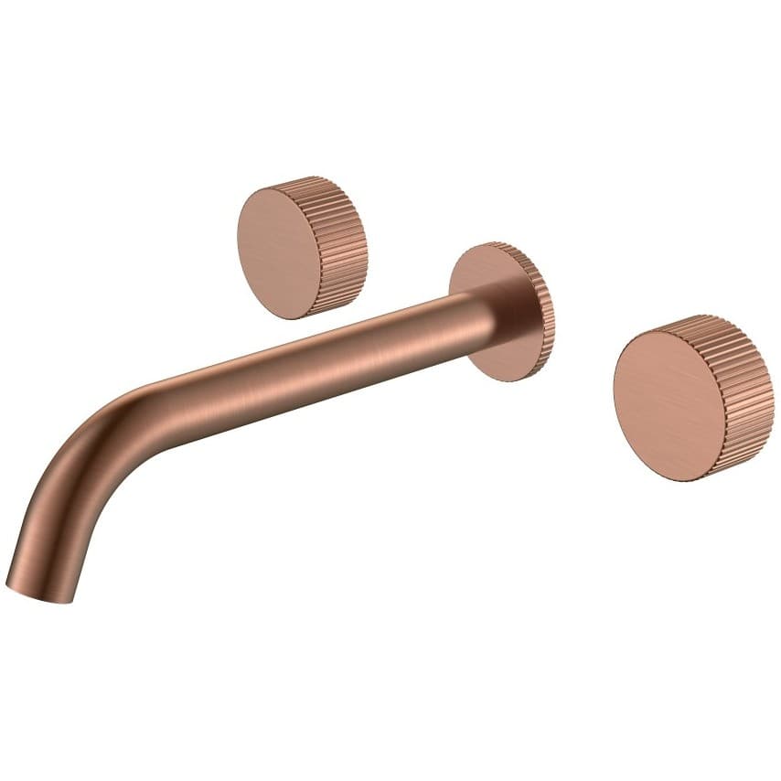 Смеситель для ванны Богеме (Boheme) из стены Stick Linea на 3 отв. Copper Brushed 152-2-CB.3