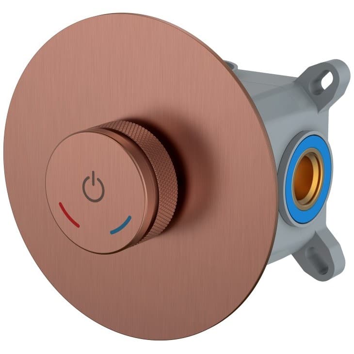 Смеситель для раковины Богеме (Boheme) автоматический встроенный Tech Brushed Bronze 154-4-BRB