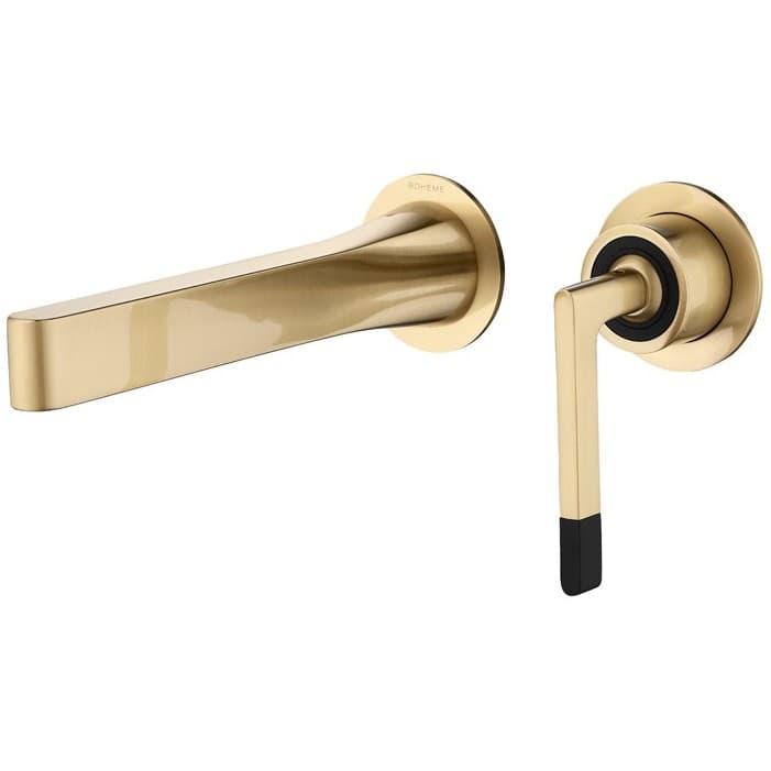 Смеситель Богеме (Boheme) Богеме (Boheme) Duo для раковины из стены 2х-позиционный Matt Gold 165-MG