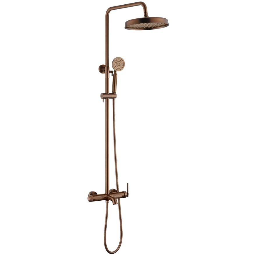 Стойка для душа Богеме (Boheme) Eterna Brushed Bronze 178-BRB