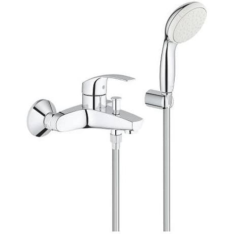 Смеситель для ванны Grohe (Гроэ) Eurosmart с душевым гарнитуром, хром (3330220A)