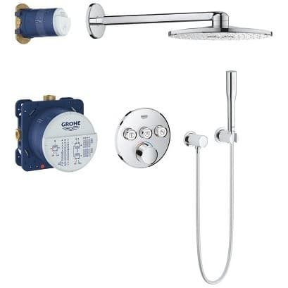Душевая система Grohe (Гроэ) SmartControlс душевым гарнитуром и верхним душем Rainshower 310, хром 34709000