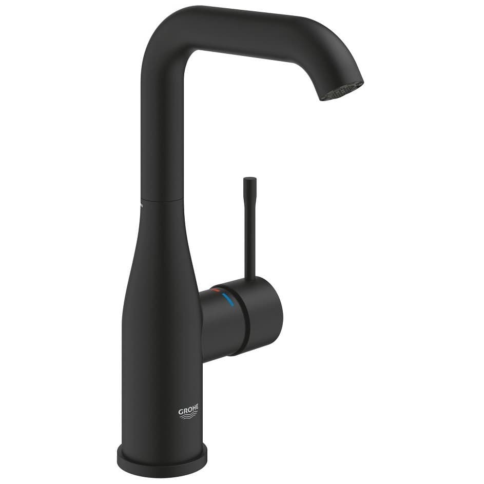 Смеситель для раковины Grohe (Гроэ) Essence, размер L, фантомный черный 24177KF1