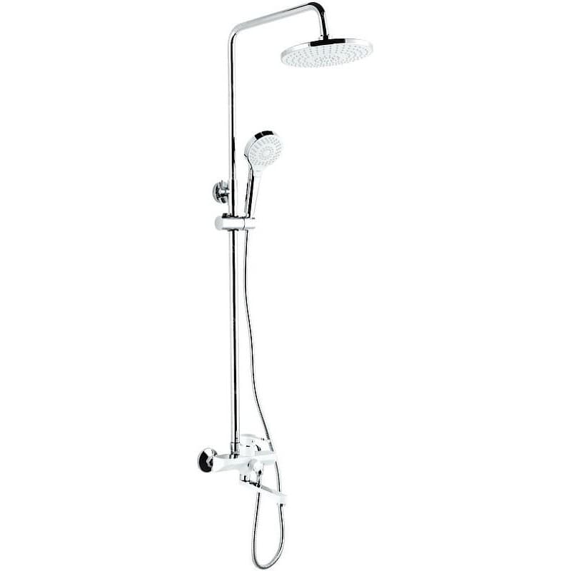 Душевая стойка Frap (Фрап) F2441 хром,белый