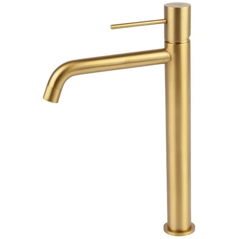 Смеситель для раковины Kaiser (Кайзер) Vita тюльпан высокий, Brushed gold 43311-3