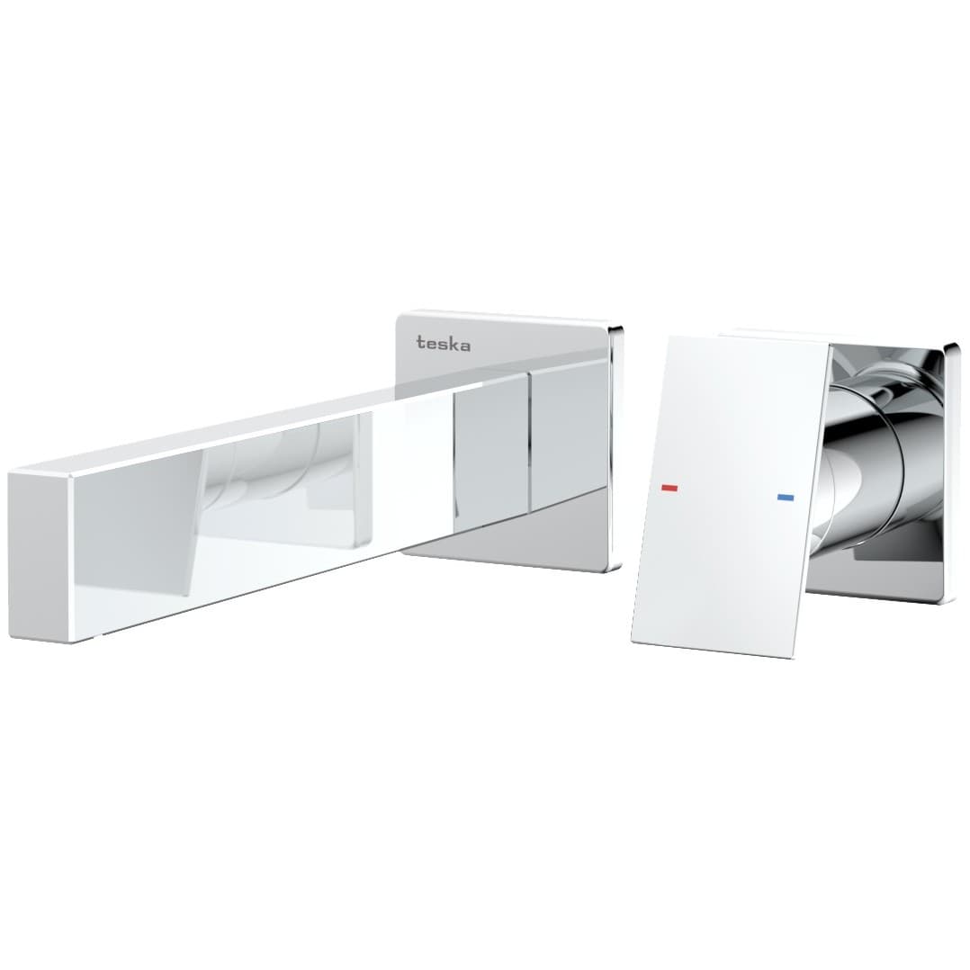 Смеситель для раковины Теска Alax E5306 С ВНУТРЕННЕЙ ЧАСТЬЮ, хром, Teska