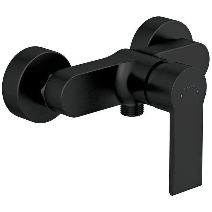 Смеситель для душа Cersanit (Церсанит) Brasko Black черный (63109)