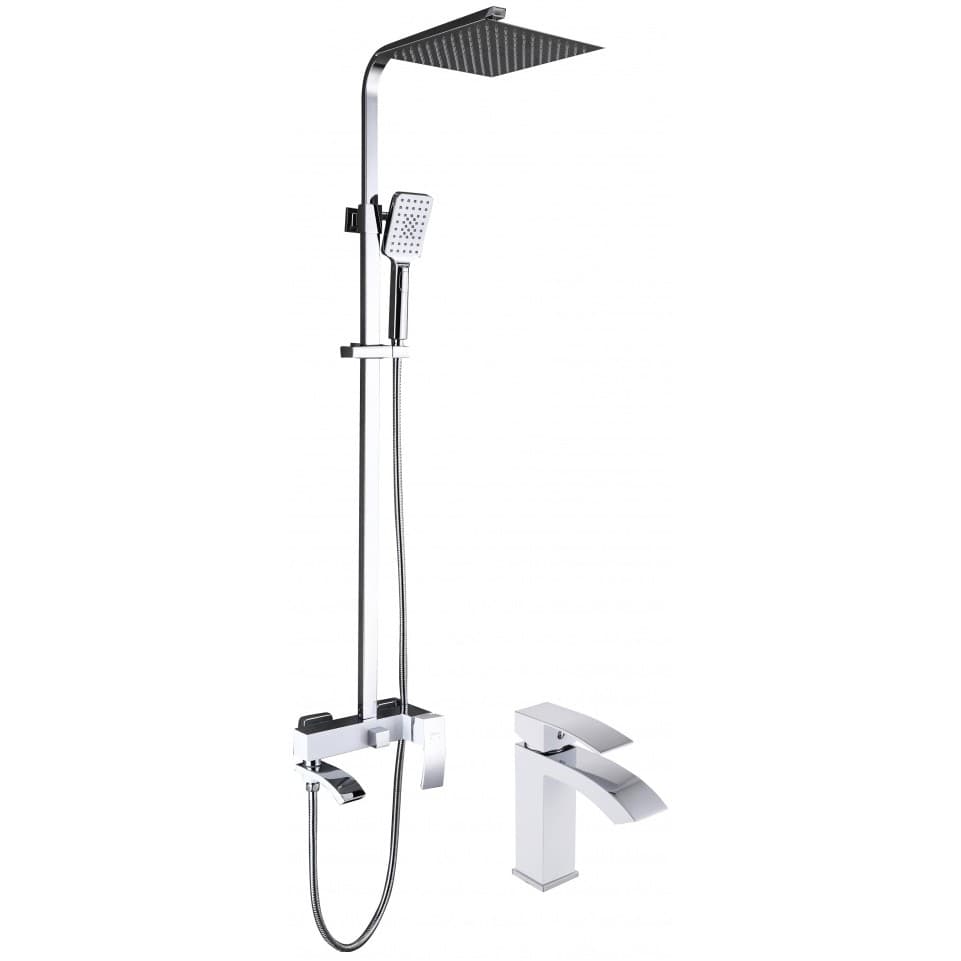 Душевая система Hansen (Хансен) HL37044-F, белый,хром