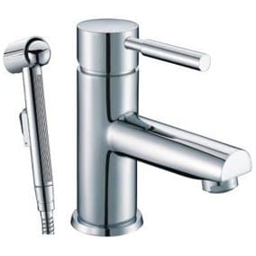 Смеситель для умывальника с гигиенической лейкой Wasserkraft (Васеркрафт) Main 4108 хром