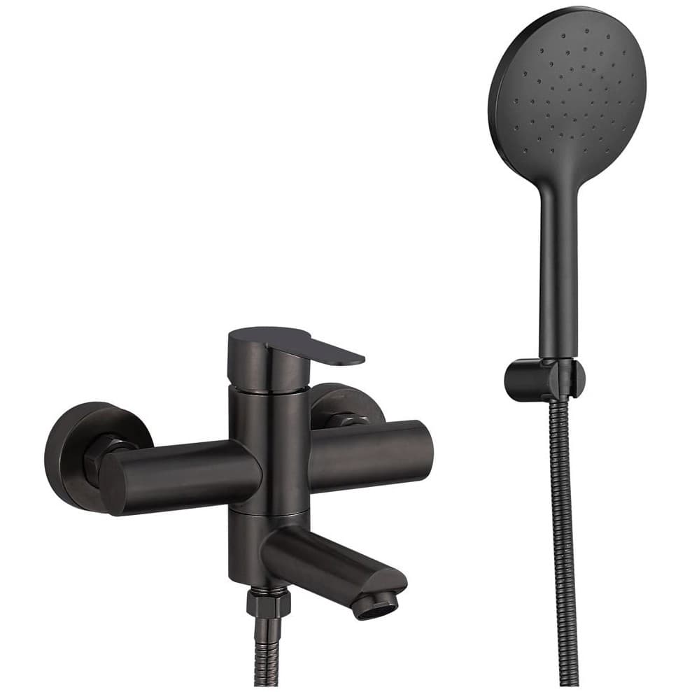 Смеситель для ванны и душа Fmark (Фмарк) FS8304H черный
