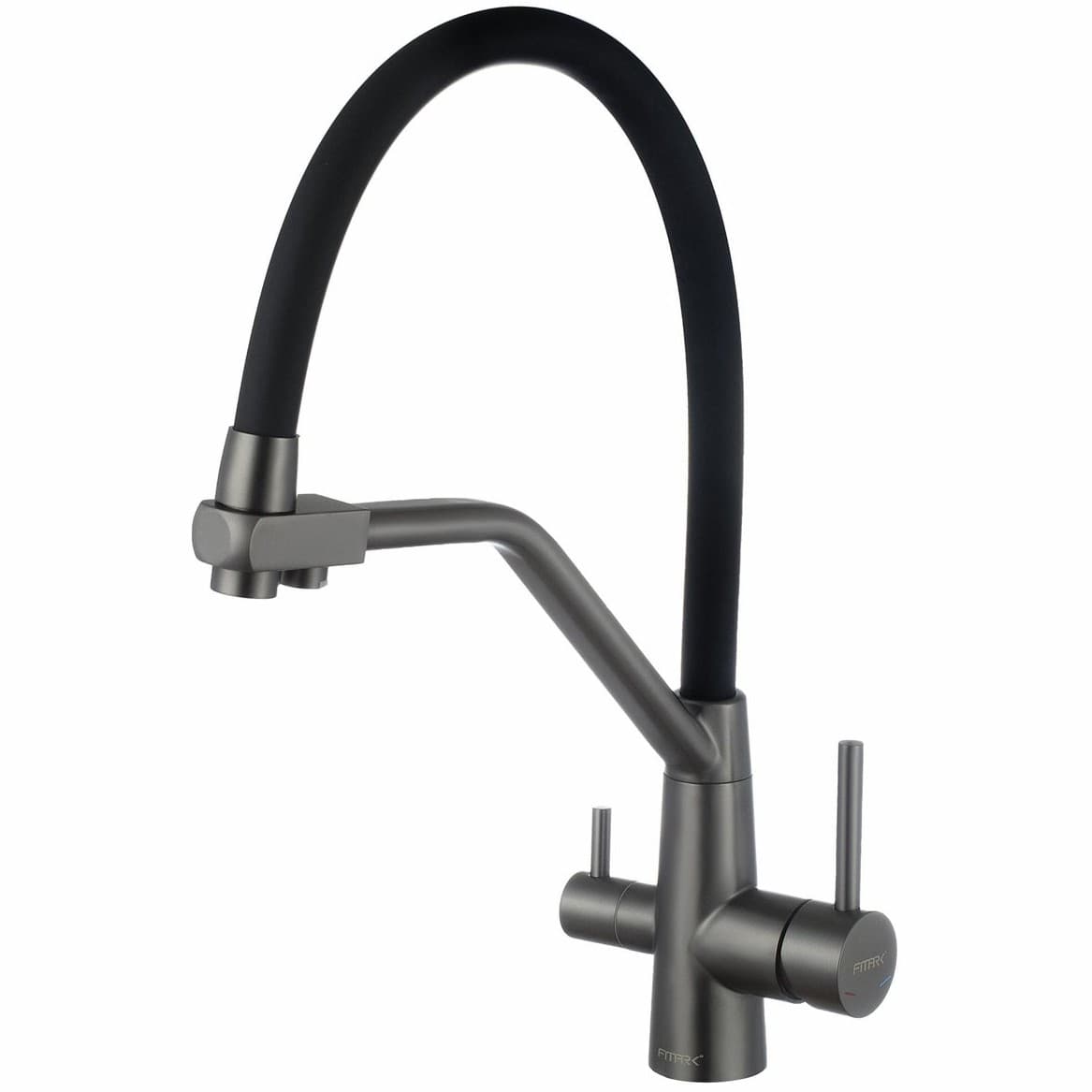 Смеситель для кухни под фильтр Fmark (Фмарк) FS0662-Q01 графит