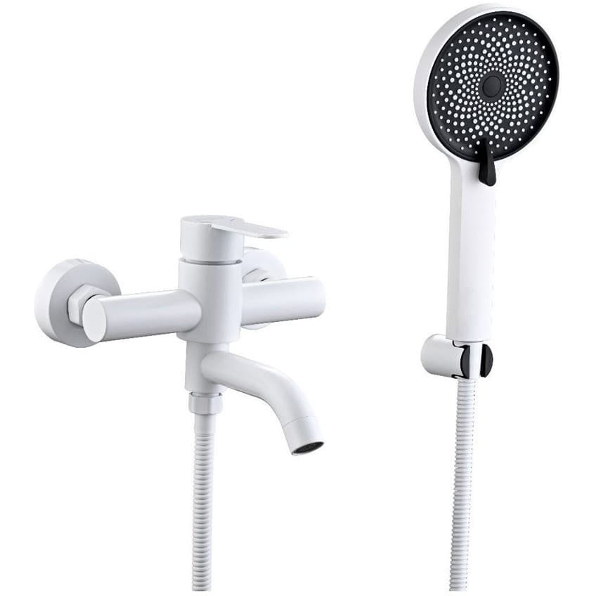 Смеситель для ванны Fmark (Фмарк) FS8206W белый